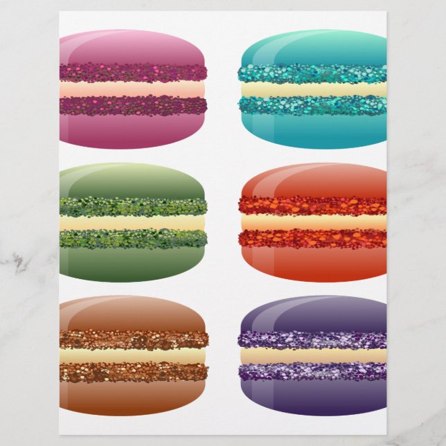 Lámina macarras de arco iris (Anverso)