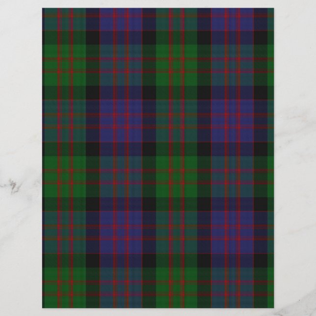 Lámina MacDonald Clan Tartan (Anverso)
