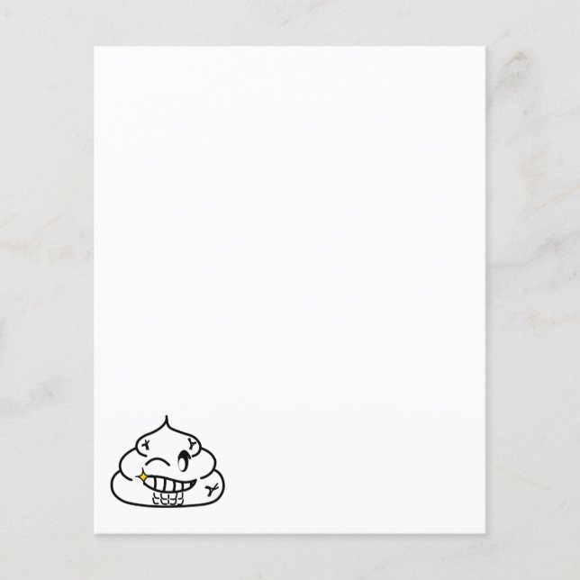 Lámina Macho poop - Brootsch the PooPoo (Anverso)