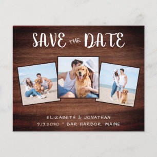 Lámina Madera Rusa 3 Foto Boda Presupuestaria Salven La F