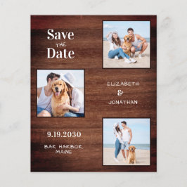 Lámina Madera Rusa 3 Foto Boda Presupuestaria Salven La F