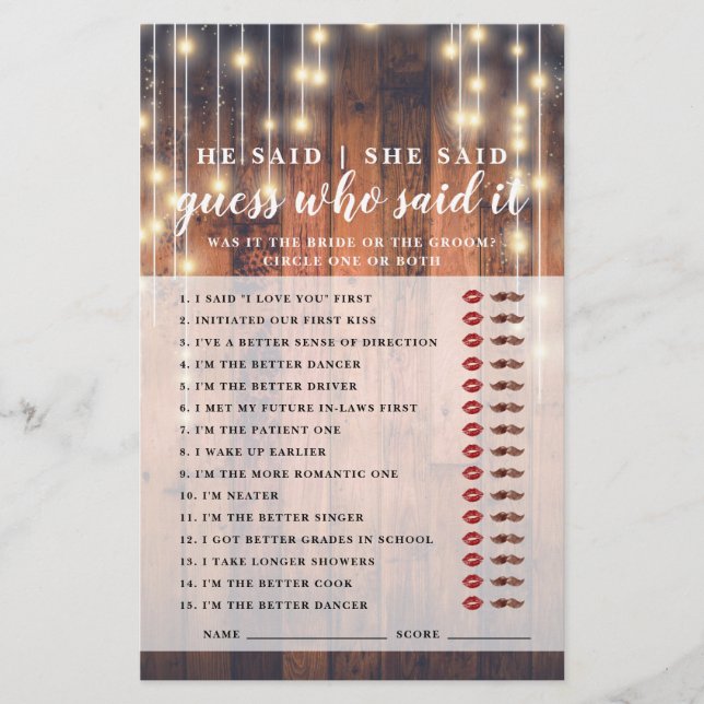 Lámina Madera Rusa que dijo que los juegos de ducha de no (Anverso)