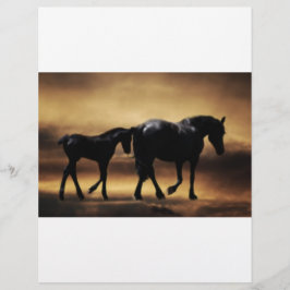 Lámina Madre de los caballos y yo