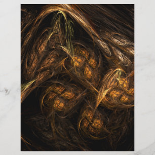 Lámina Madre Tierra Abstracto Cabezal de Arte