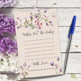 Lámina Magnolia Lavender Desea El Juego De Baby Shower