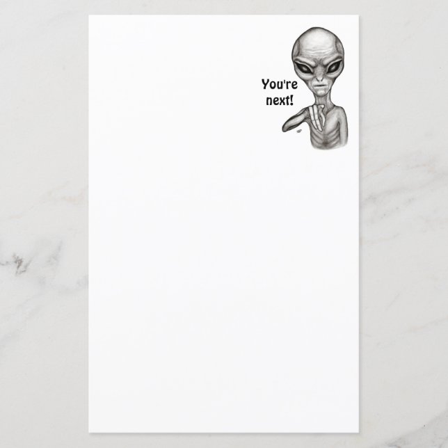 Lámina ¡Mala Alien, eres la siguiente! (Anverso)