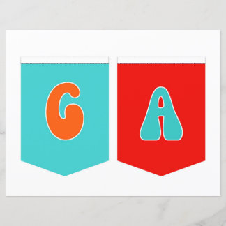 Lámina Maligayang Kaarawan Banner GA