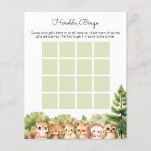 Mamá será regalo Bingo Boy Baby Shower Games