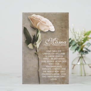 Lámina Mamá - simplemente insustituible - vintage