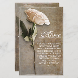 Lámina Mamá - simplemente irremplazable - cosecha