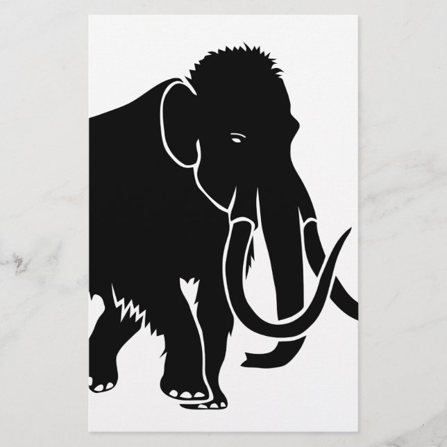 Lámina mammut mammoth eiszeit ice age steinzeit elephant (Anverso)