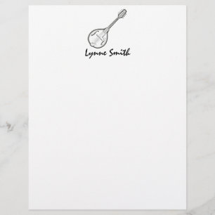 Lámina Mandolin "Dibujo" personalizado