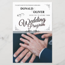 Manos de una pareja Boda gay con anillos