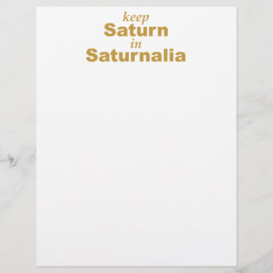 Lámina Mantenga a Saturno en Saturnalia