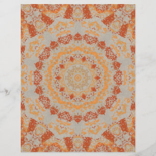 Lámina Manual del patrón del Kaleidoscopio gris del Naran