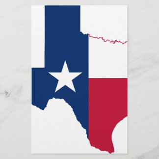 Lámina Mapa de bandera de Texas