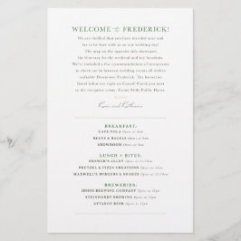 Lámina Mapa de bienvenida del día de la boda - PERSONALIZ