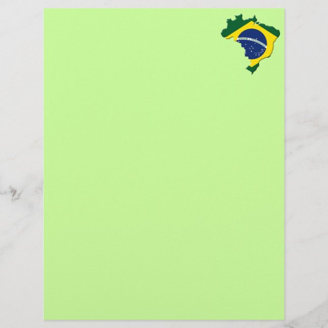 Lámina Mapa de Brasil (Anverso)
