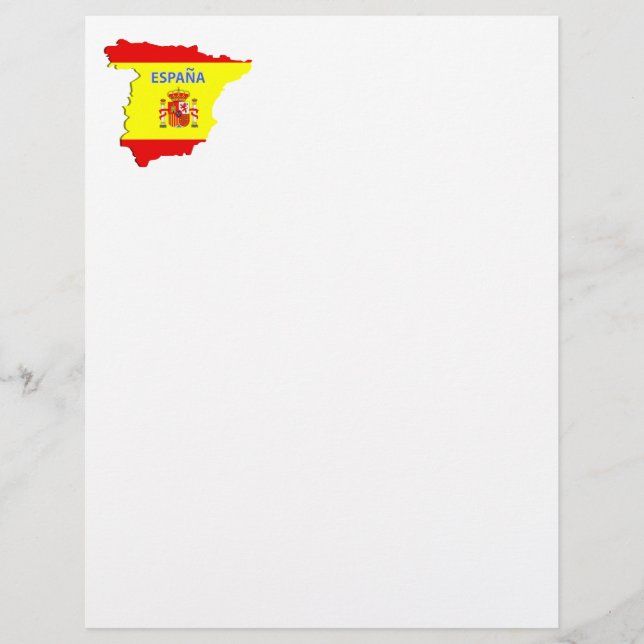 Lámina Mapa de España (Anverso)
