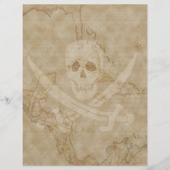 Lámina Mapa de Jack Rackham #11 (Anverso)