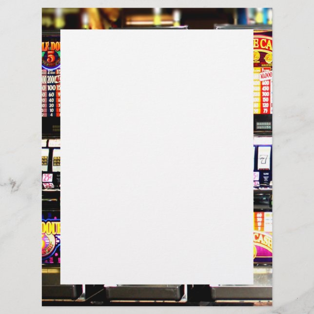 Lámina Máquinas de Ensueño de Tragamonedas de Las Vegas (Anverso)