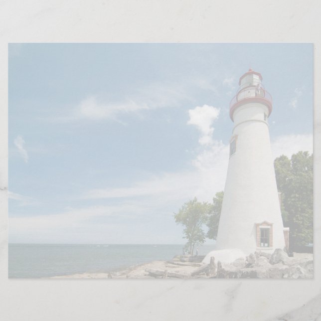 Lámina Marblehead Lighthouse Letterhead (Anverso)