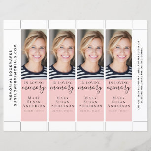 Lámina Marcador conmemorativo de la foto de amor en memor