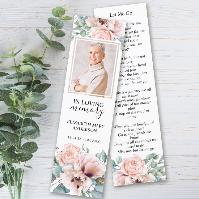 Lámina Marcador floral de funerales rosados Rubor (Subido por el creador)
