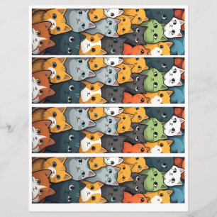 Lámina Marcadores de gatos