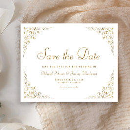 Lámina Marco Botánico De Guión De Oro Presupuestado Guard