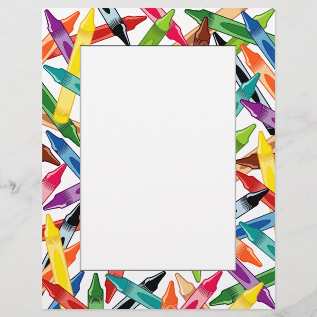 Lámina Marco de Crayones (Anverso)