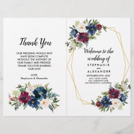 Lámina Marco geométrico Boda de flores de la Marina de Bo