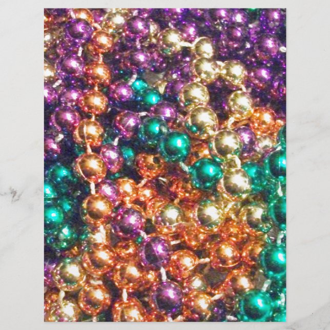 Lámina Mardi Gras Beads (Anverso)