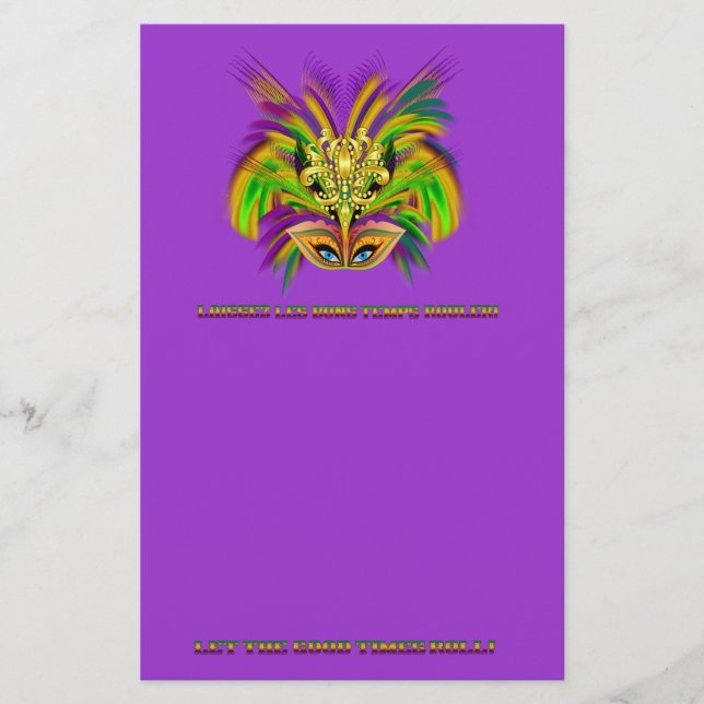 Lámina Mardi-Gras-Mask-The-Queen-V-2 (Anverso)