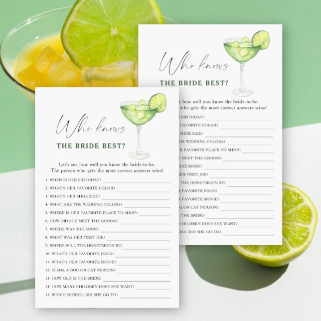 Lámina Margarita Quien mejor conoce a la novia (Subido por el creador)