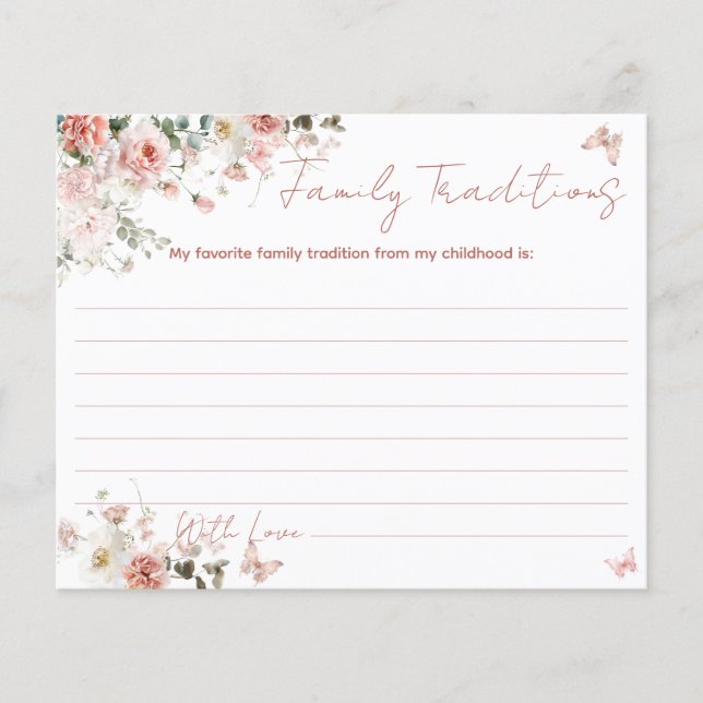 Lámina Mariposa rosa ¿Qué hay en tu teléfono Baby Shower?