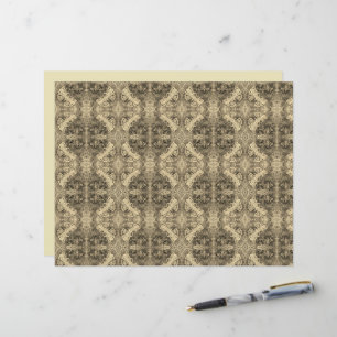 Lámina Mariposa Sepia Elegante Estilo Vintage Antiguo