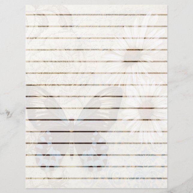 Lámina Mariposa y marea (Anverso)