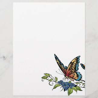Lámina Mariposa y mariposas a todo color de Al Río
