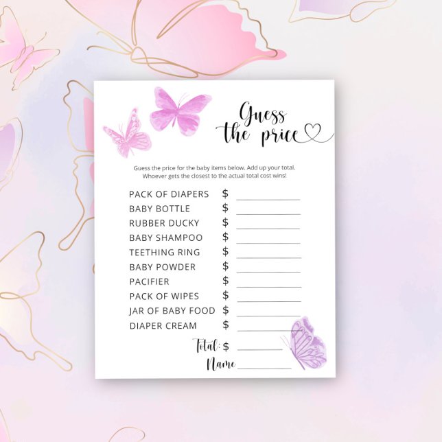 Lámina Mariposas - ¡Adivinen el precio! Juego (Subido por el creador)