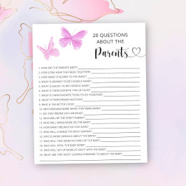 Lámina Mariposas - juegos sobre los padres