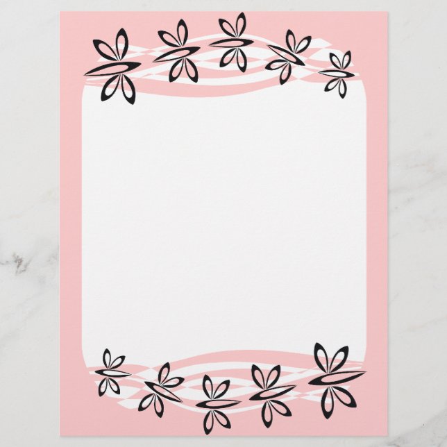 Lámina Mariposas Letterhead (Anverso)