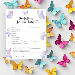 Lámina Mariposas - predicciones y consejos para bebés