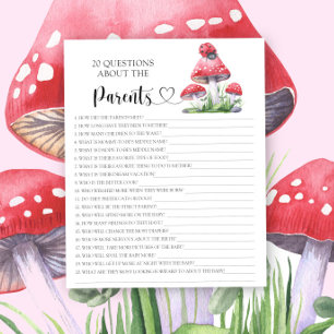 Lámina Mariquita acuarela - juegos sobre los padres