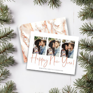 Lámina Mármol de oro de Año Nuevo manuscrito de presupues