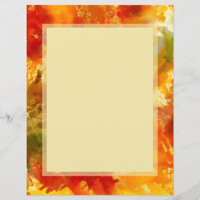 Lámina Mármol, oro, tinta verde estacionaria (Anverso)