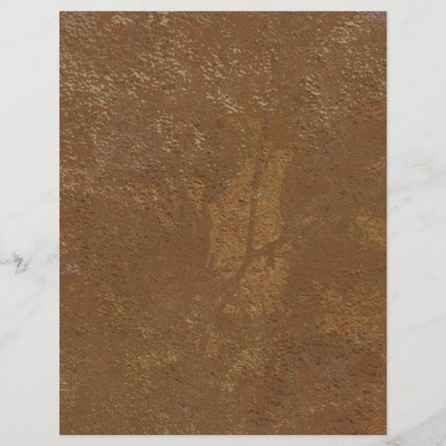 Lámina Marrón de textura rústica de otoño (Anverso)