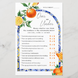 Lámina Más o menos juego de novias mediterráneo Spritz