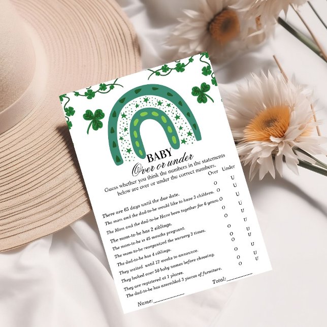 Lámina Más o menos juego patrick baby ducha (Subido por el creador)