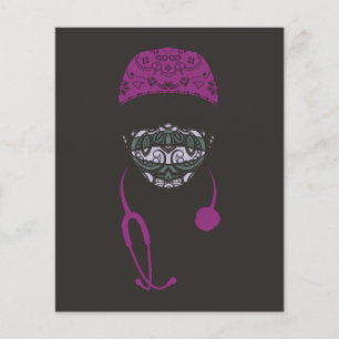 Lámina mascara de paisley med